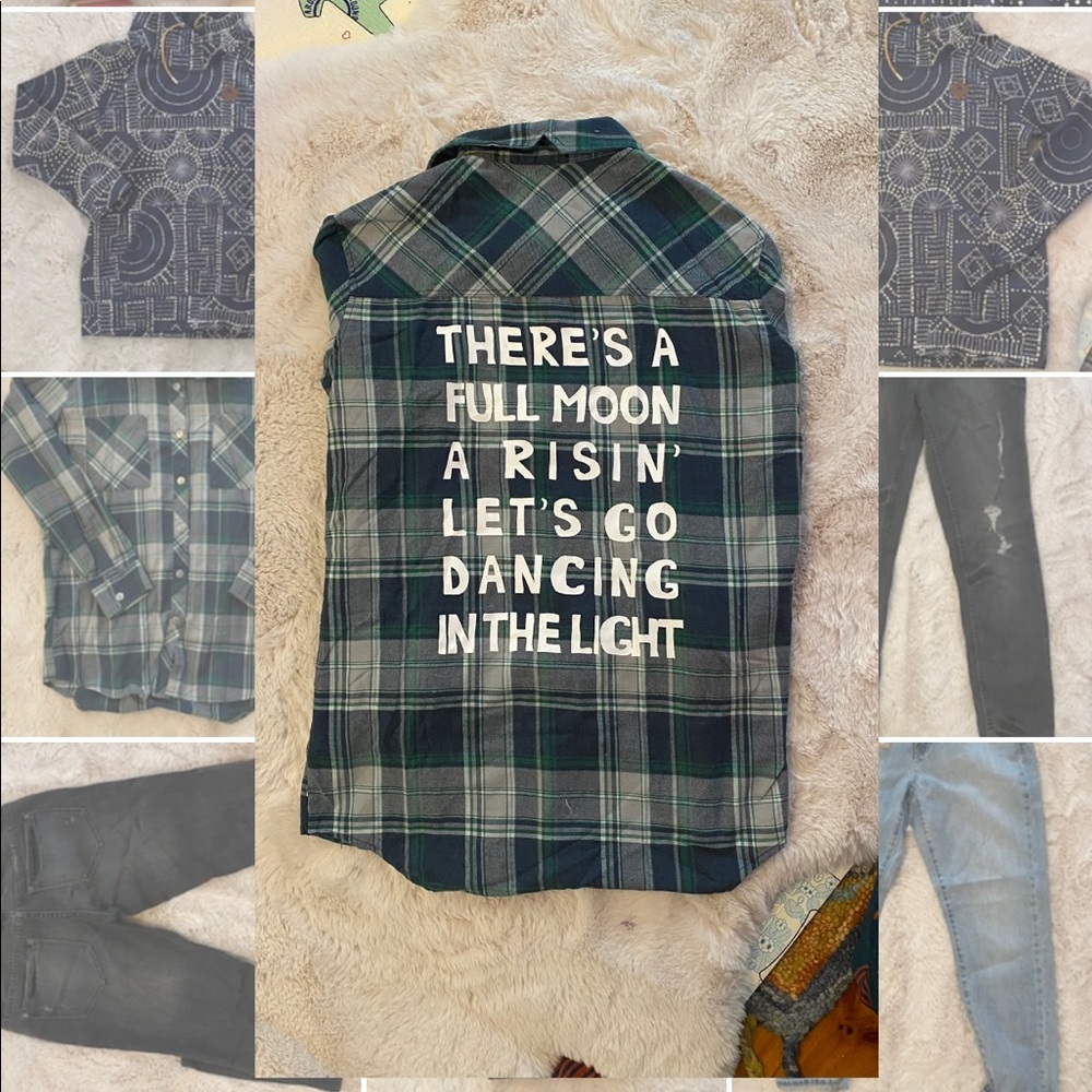 Adorable Custom Flannel. Medium - image 1